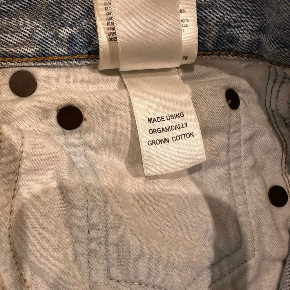 Agolde 90s Mid Rise Loose Fit Slightly Distressed - Picture 8 of 8